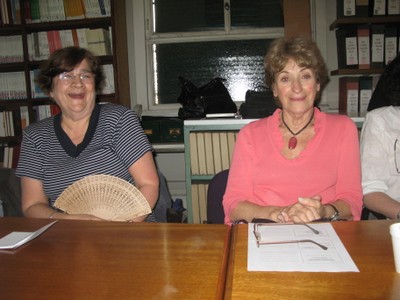 Rosa Monfasani y Mabel Kolesas